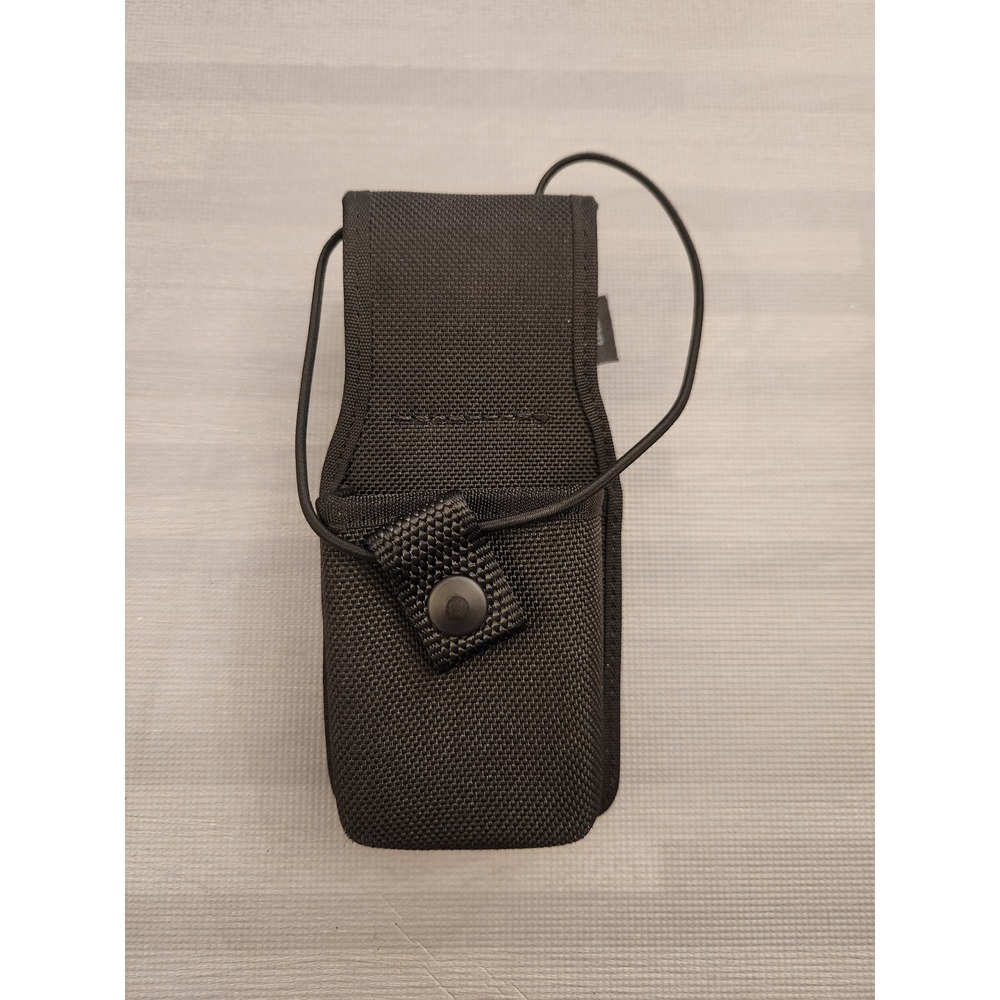 Bianchi Black Ballistic Nylon Tactical Radio Pouch Duty Belt Holster Holder